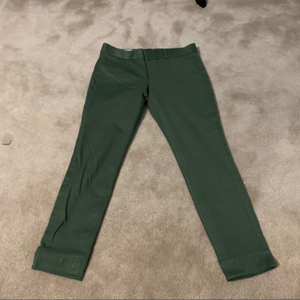BANANA REPUBLIC Green Sloan slacks